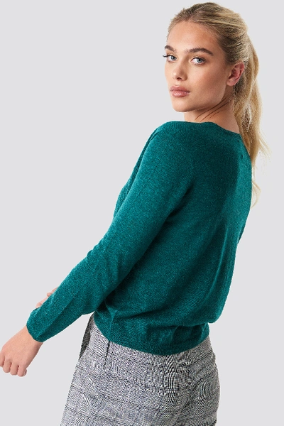 Shop Samsoe & Samsoe Lemba V-neck Sweater - Green