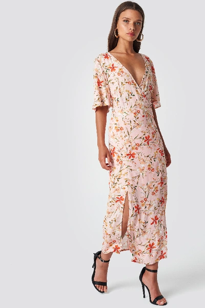 Shop Trendyol Flower Patterned Cruise Dress - Multicolor
