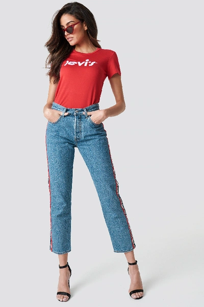 Shop Levi's The Perfect Tee Valley Girl - Red