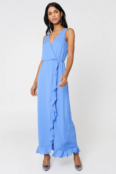 Samsoe & Samsoe Limon Long Dress - Blue | ModeSens