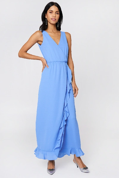 Samsoe & Samsoe Limon Long Dress - Blue | ModeSens