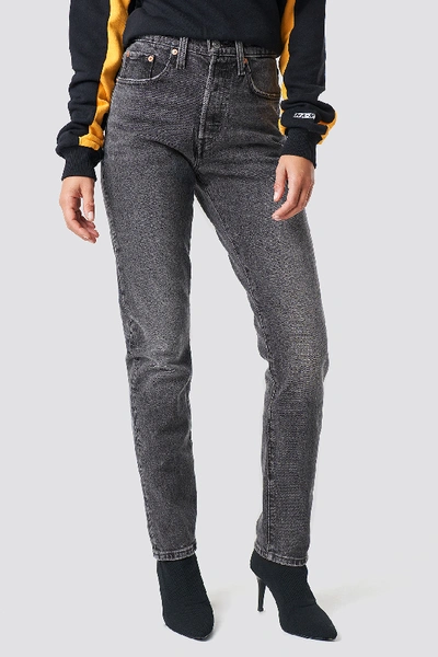 Levi's 501 Skinny Jeans Grey In Coal Black | ModeSens