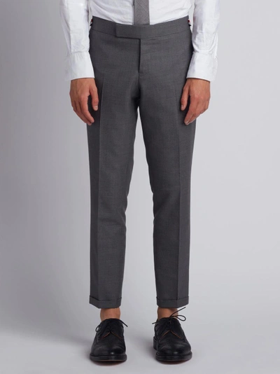 Shop Thom Browne Classic Plain Weave Suit In Super 120s Wool In Grey