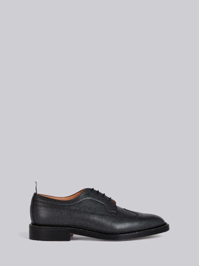 Shop Thom Browne Welt Stitch Classic Longwing Brogue In Grey