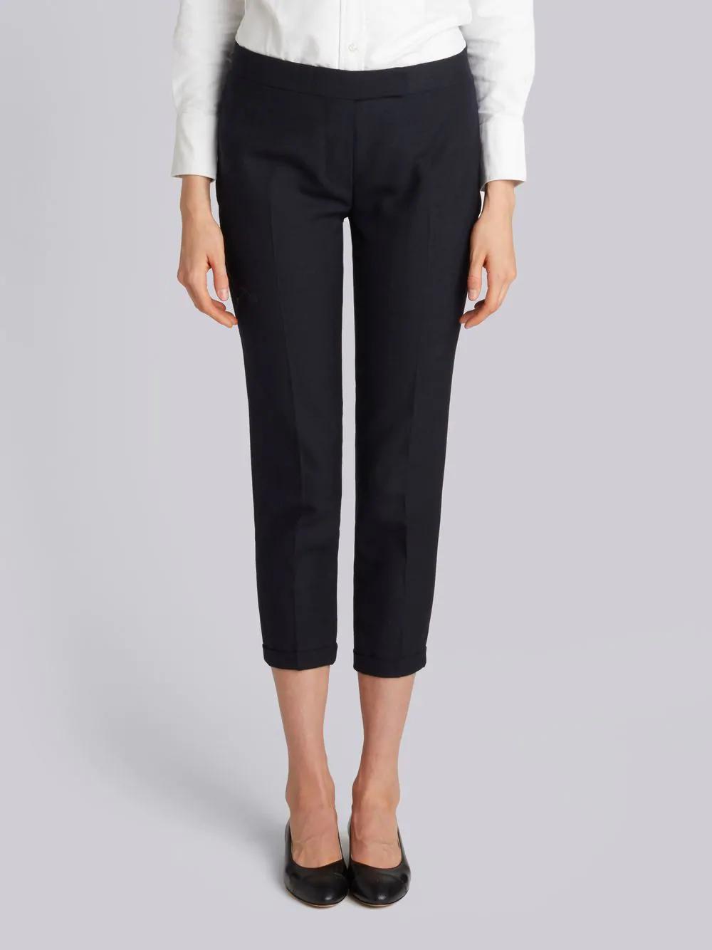 low rise skinny trousers