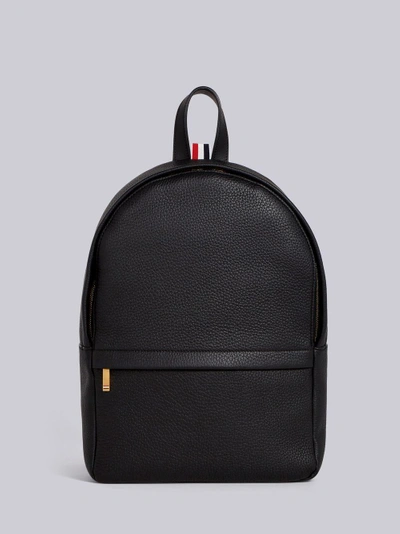 Shop Thom Browne Small Unstructured Calfskin Backpack In Black