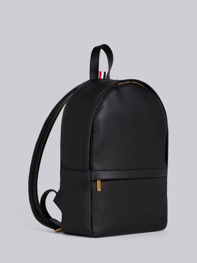 Shop Thom Browne Small Unstructured Calfskin Backpack In Black