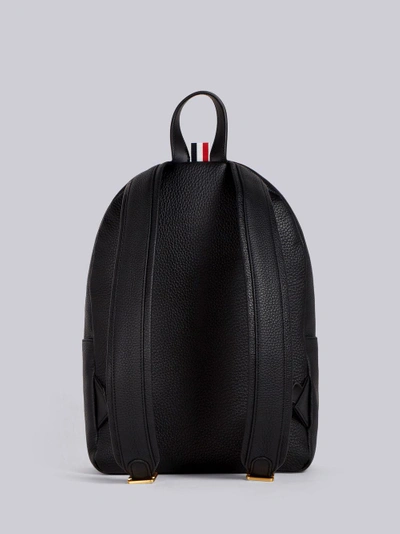 Shop Thom Browne Small Unstructured Calfskin Backpack In Black