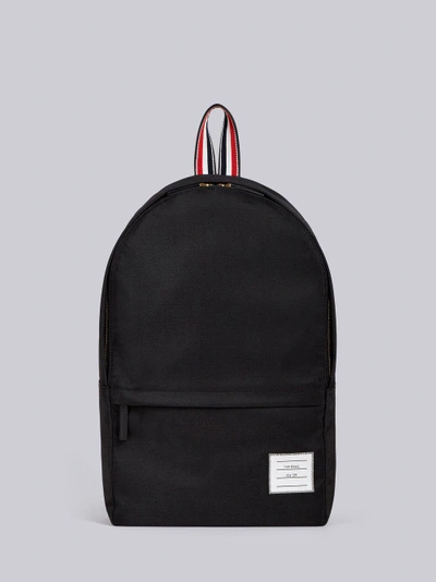 Shop Thom Browne Unstructured Backpack In Nylon Plain Weave In Black