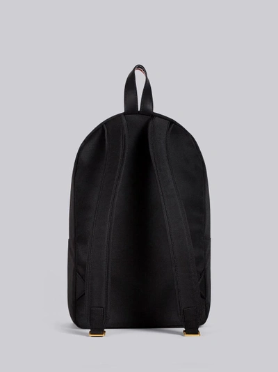 Shop Thom Browne Unstructured Backpack In Nylon Plain Weave In Black