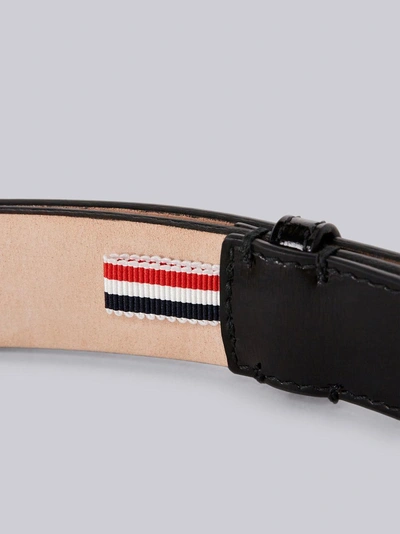 Shop Thom Browne Leather Brogue Belt In Multicolour