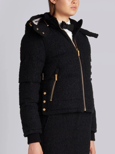 Shop Thom Browne Downfill Ski Jacket In Black