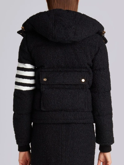 Shop Thom Browne Downfill Ski Jacket In Black