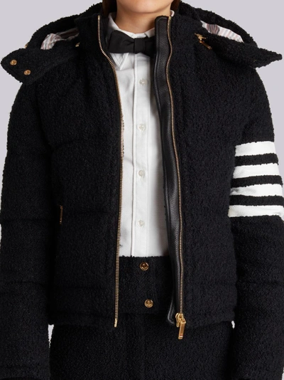 Shop Thom Browne Downfill Ski Jacket In Black