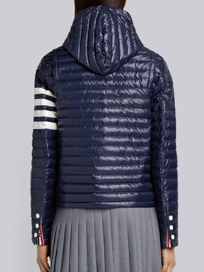 Shop Thom Browne Down-filled Nylon Tech Jacket In Blue