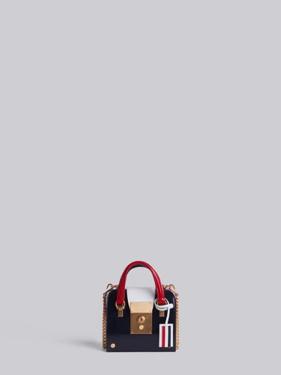 Shop Thom Browne Chain Strap Fun-mix Mrs. Thom Tiny Bag In Red