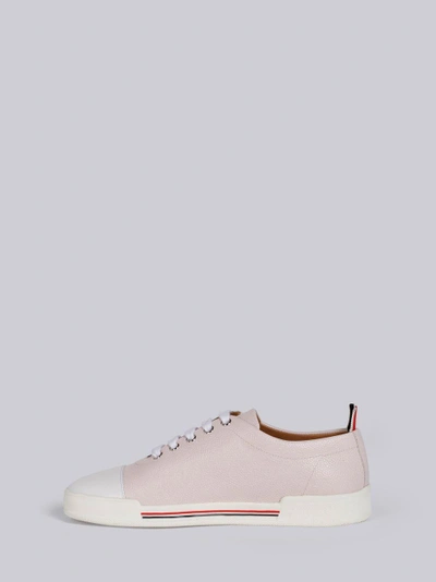 Shop Thom Browne Tricolore Low-top Sneakers In Pink