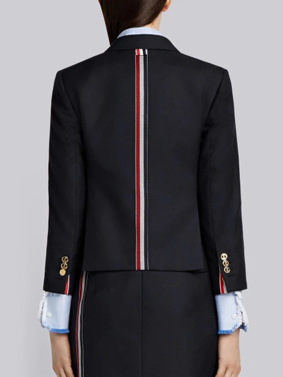 Shop Thom Browne Engineered Stripe Wool Sport Coat In Blue