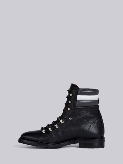 Shop Thom Browne Ski Boot In Deerskin In Black