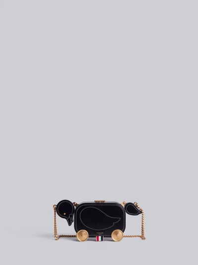 Shop Thom Browne Chain Strap Duckling Bag In Black