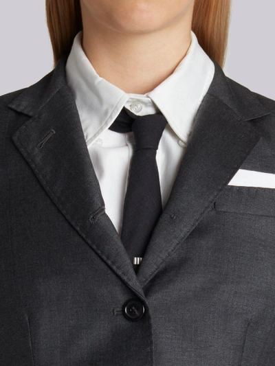 Shop Thom Browne Single-breasted Sport Coat In Grey