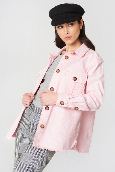 Shop Fwss Sealiner Jacket - Pink