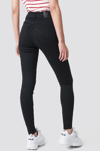 Shop Levi's Mile High Super Skinny Black Galaxy - Black