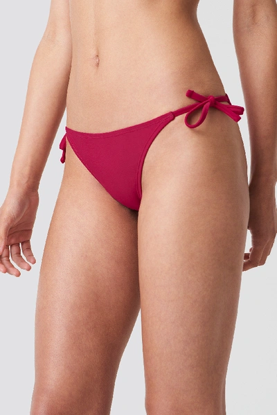 Shop Na-kd Triangle Panty Pink In Raspberry