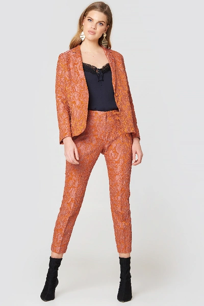 Shop Samsoe & Samsoe Cybill Blazer Multicolor In Puffins Rose