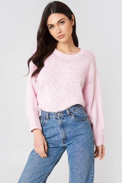 Shop Cheap Monday Against Knit - Pink In Pale Pink