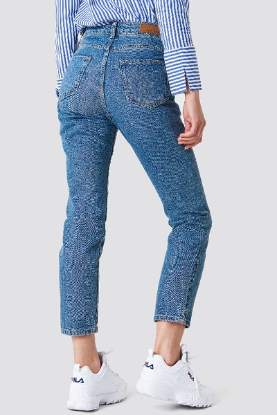 Rut & Circle Louisa High Waist Jeans Blue In Blue Wash | ModeSens