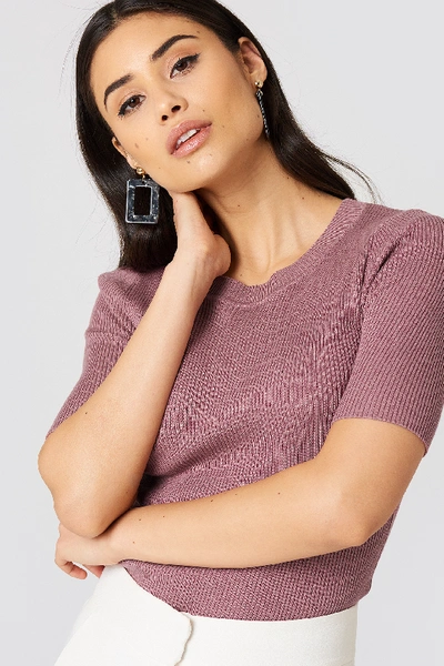 Shop Storm & Marie Nap Ss Sweater - Pink In Purple