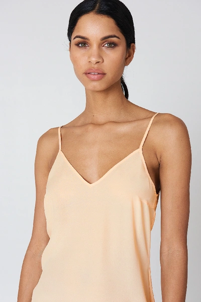 Shop Na-kd Woven Basic Dress - Beige