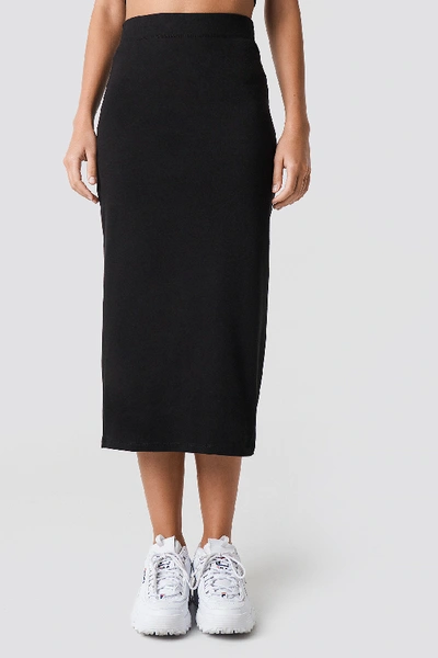 Shop Nickixnakd Basic Midi Skirt - Black