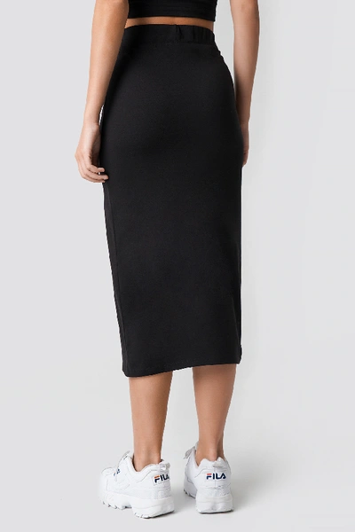Shop Nickixnakd Basic Midi Skirt - Black