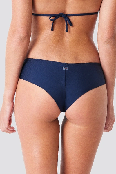 Tommy Hilfiger Brazilian Hipster Bikini Bottom - Blue | ModeSens