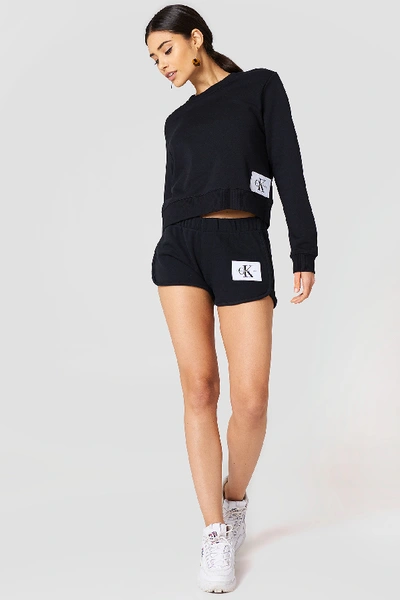 Shop Calvin Klein True Icon Track Shorts - Black