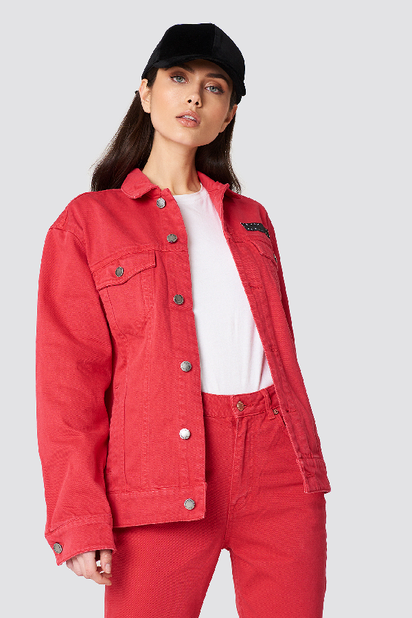 cheap monday oversized denim jacket