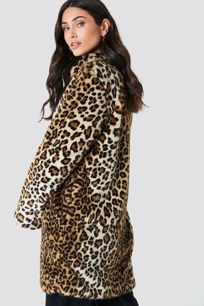 Shop Samsoe & Samsoe Rea Jacket Multicolor In Leopard