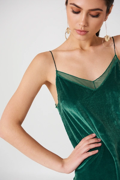 Shop Free People Velvet Solid Tank Top - Green