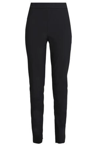 Shop Theory Stretch Cotton-blend Leggings In Black