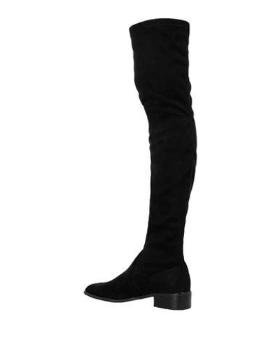 Shop Steve Madden Knee Boots In Black