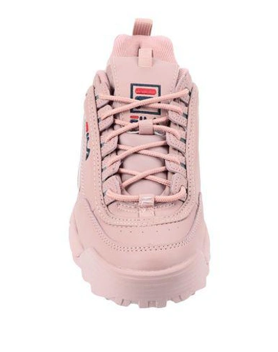 Shop Fila Sneakers In Pastel Pink