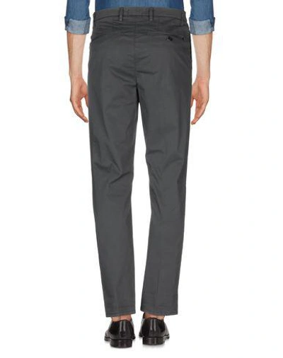 Shop Dondup Pants In Steel Grey