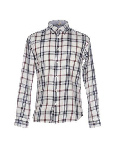 Shop Ransom Checked Shirt In White