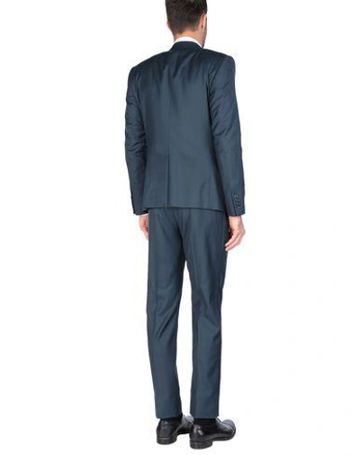 Shop Dolce & Gabbana Suits In Slate Blue