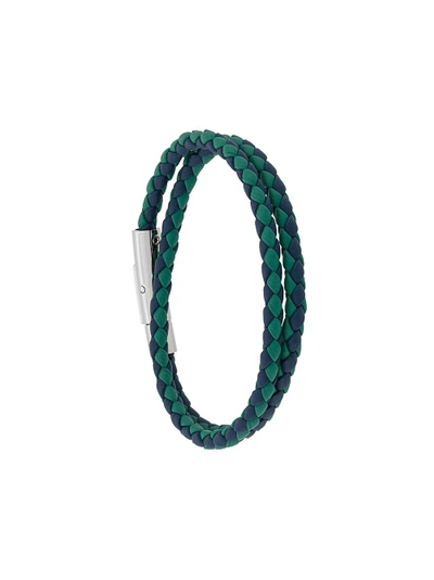 Shop Tod's Braided Bracelet - Green