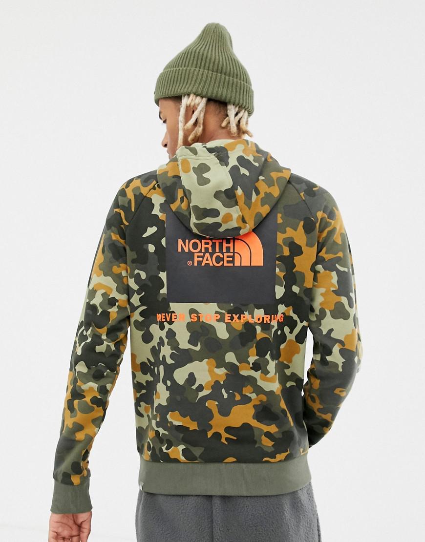 the north face raglan box hoodie