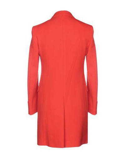 Shop Raf Simons Coat In Red