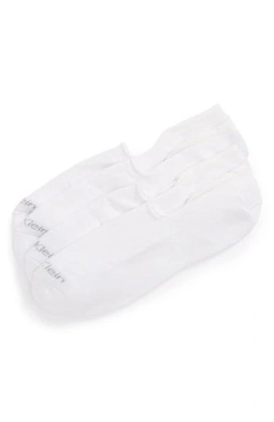Shop Calvin Klein 2-pack Performance No-show Socks In White